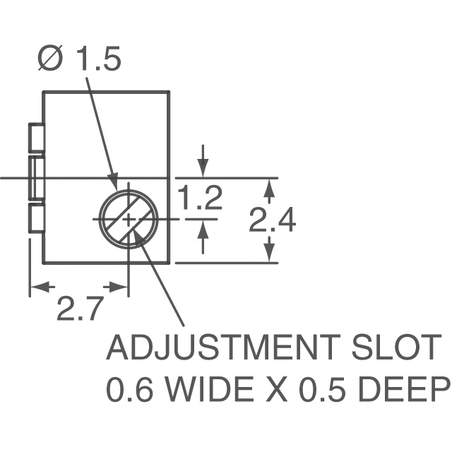 3224G-1-101E Bourns Inc.  Trimmer Potentiometers